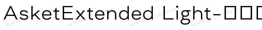 AsketExtended Light字体转换